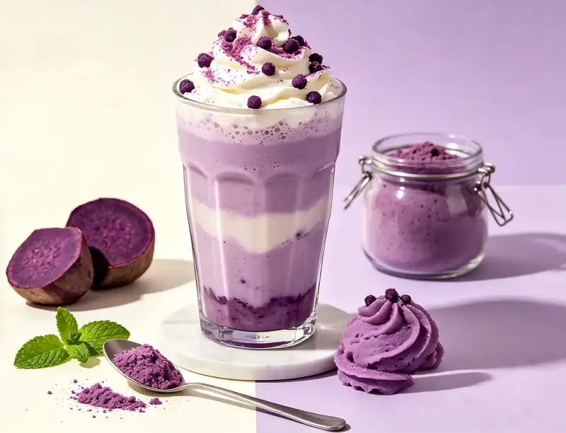 Ube Powder Milkshake Recipes for Cafes and Dessert Shops